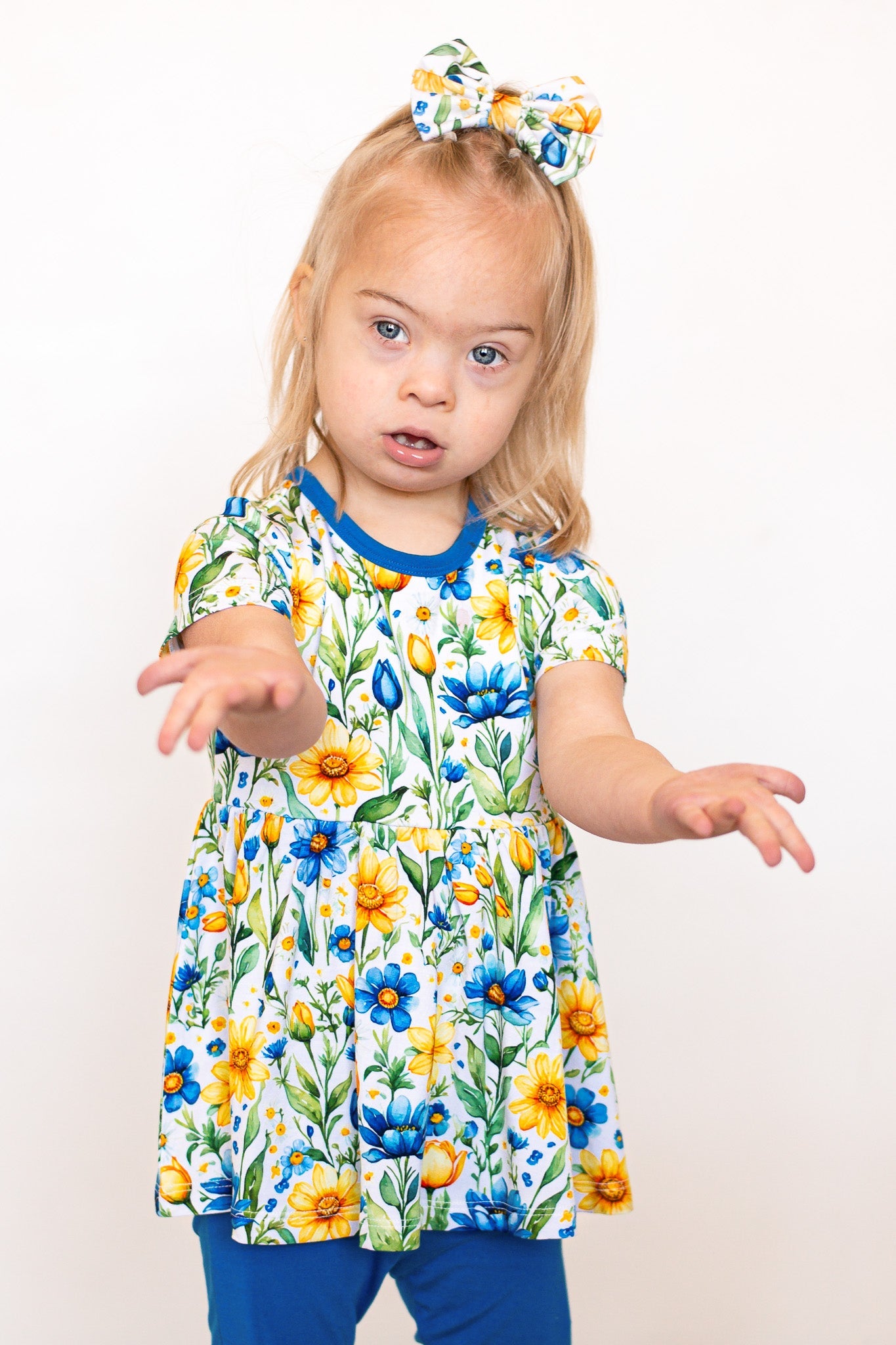 Sunshine Meadows | Bamboo Peplum & Leggings Set