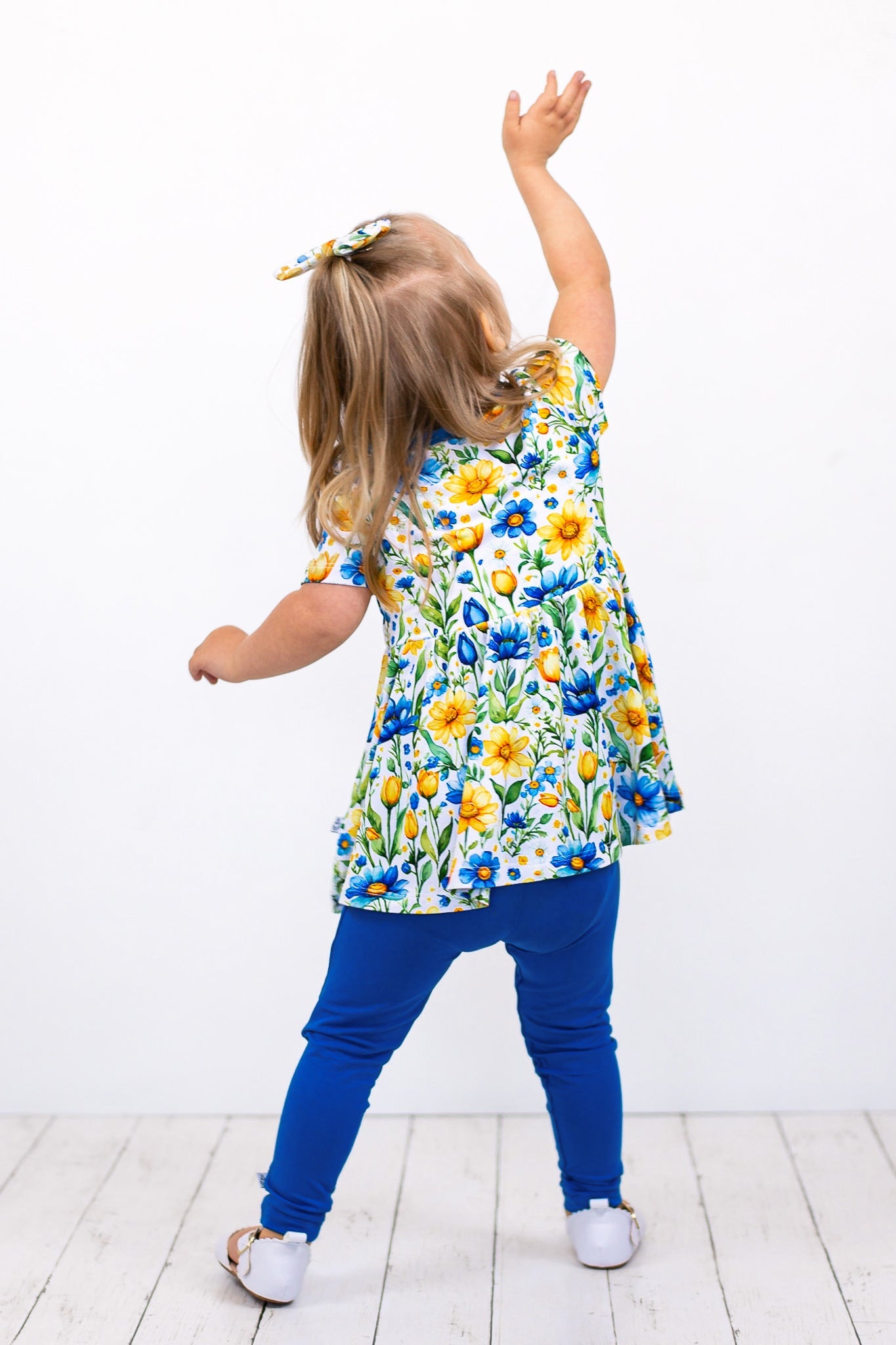 Sunshine Meadows | Bamboo Peplum & Leggings Set