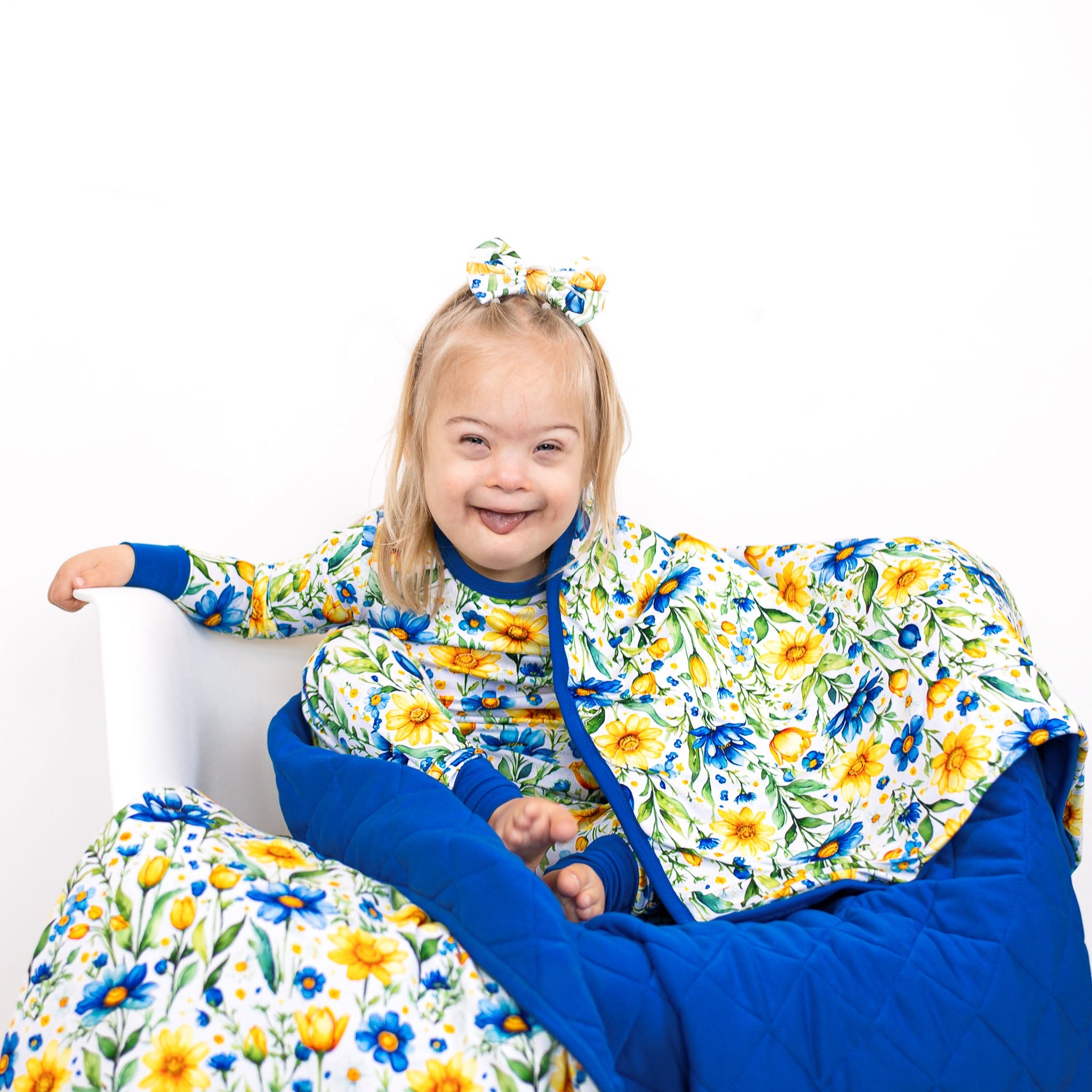 Sunshine Meadows | Bamboo Quilted Toddler Blanket