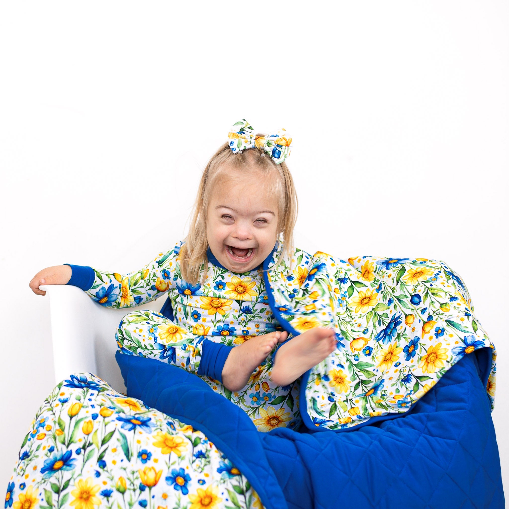 Sunshine Meadows | Bamboo Quilted Toddler Blanket