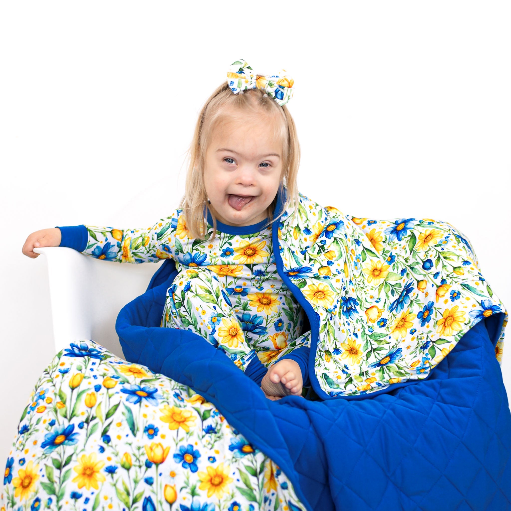 Sunshine Meadows | Bamboo Quilted Toddler Blanket