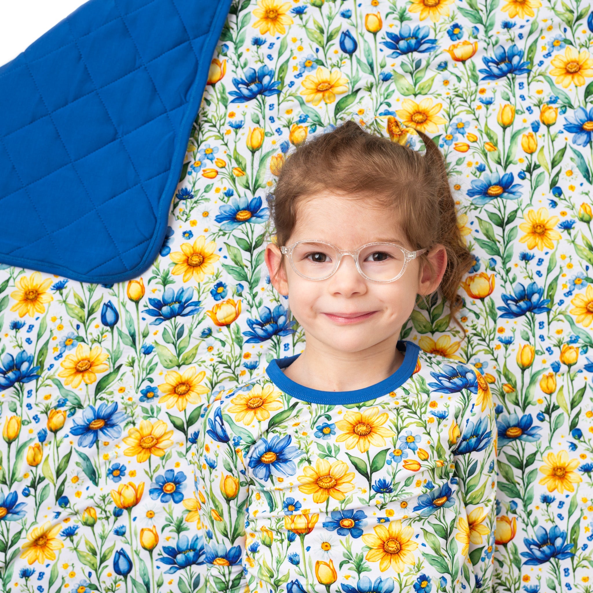 Sunshine Meadows | Bamboo Quilted Toddler Blanket