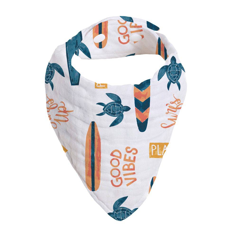 Surf Oh So Soft Muslin Bandana Bib