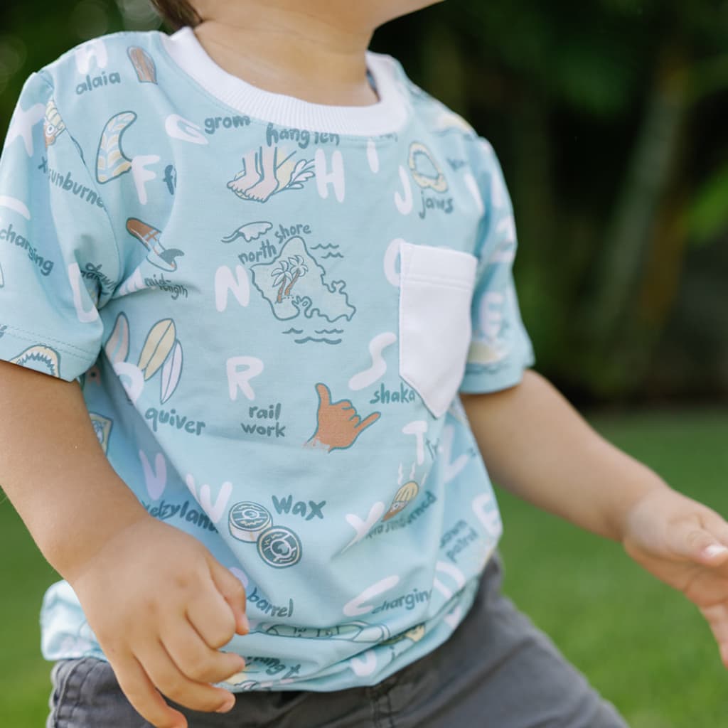 Surfing Abcs Bamboo Tee