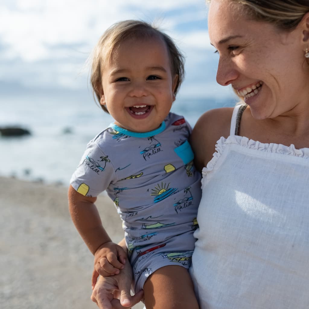 Surf Report Shortie Bamboo Romper