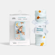 Crib Sheet And Swaddle Bundle - Goodnight Wonderland