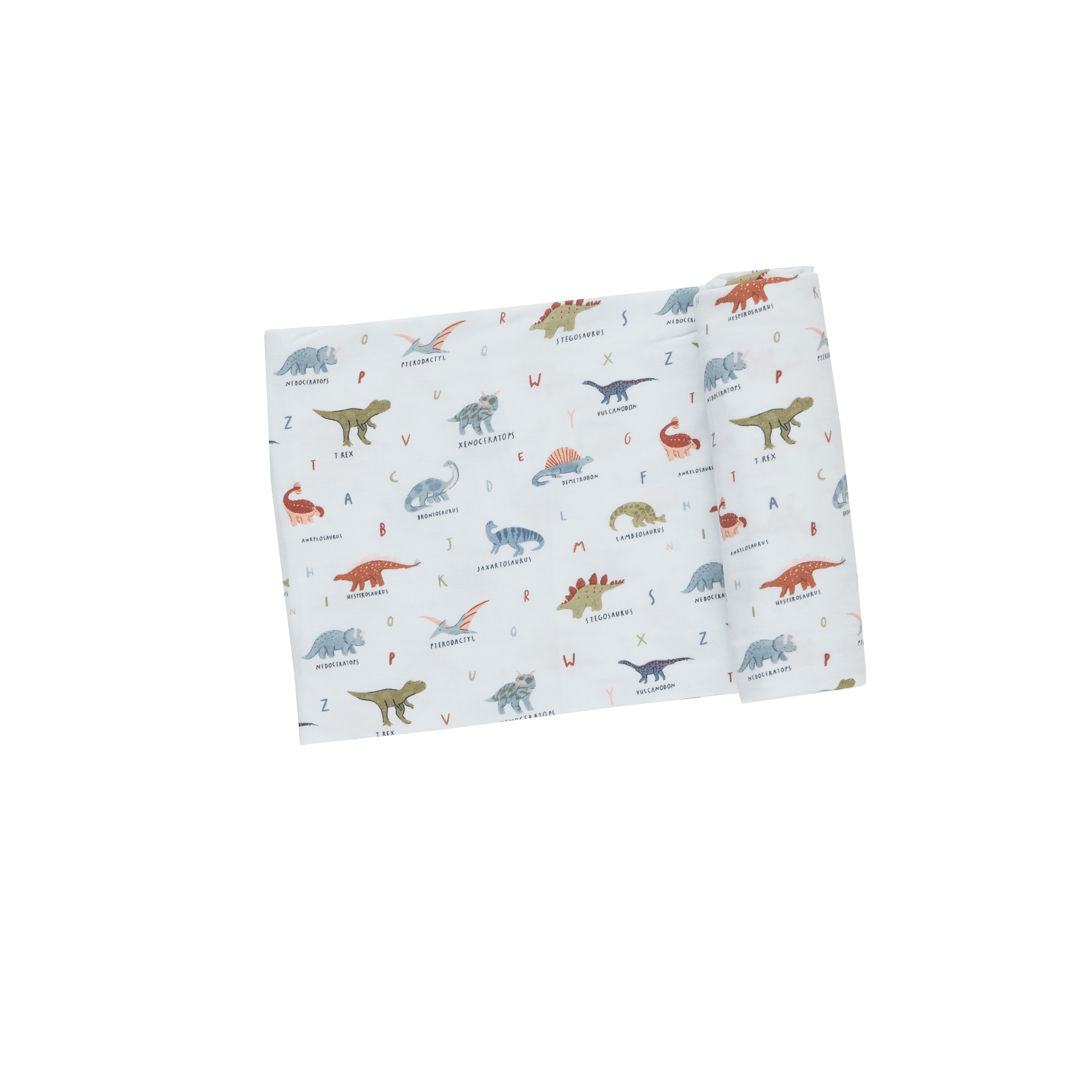 Swaddle Blanket - Dinosaur Abc