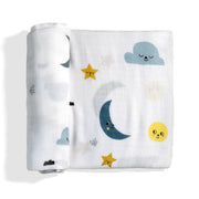 Moon And Stars Bamboo Swaddle