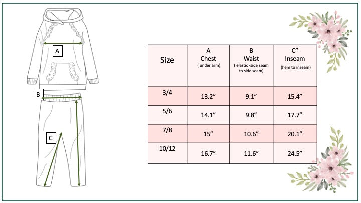 Rust Sweatshirt Hoodie Set