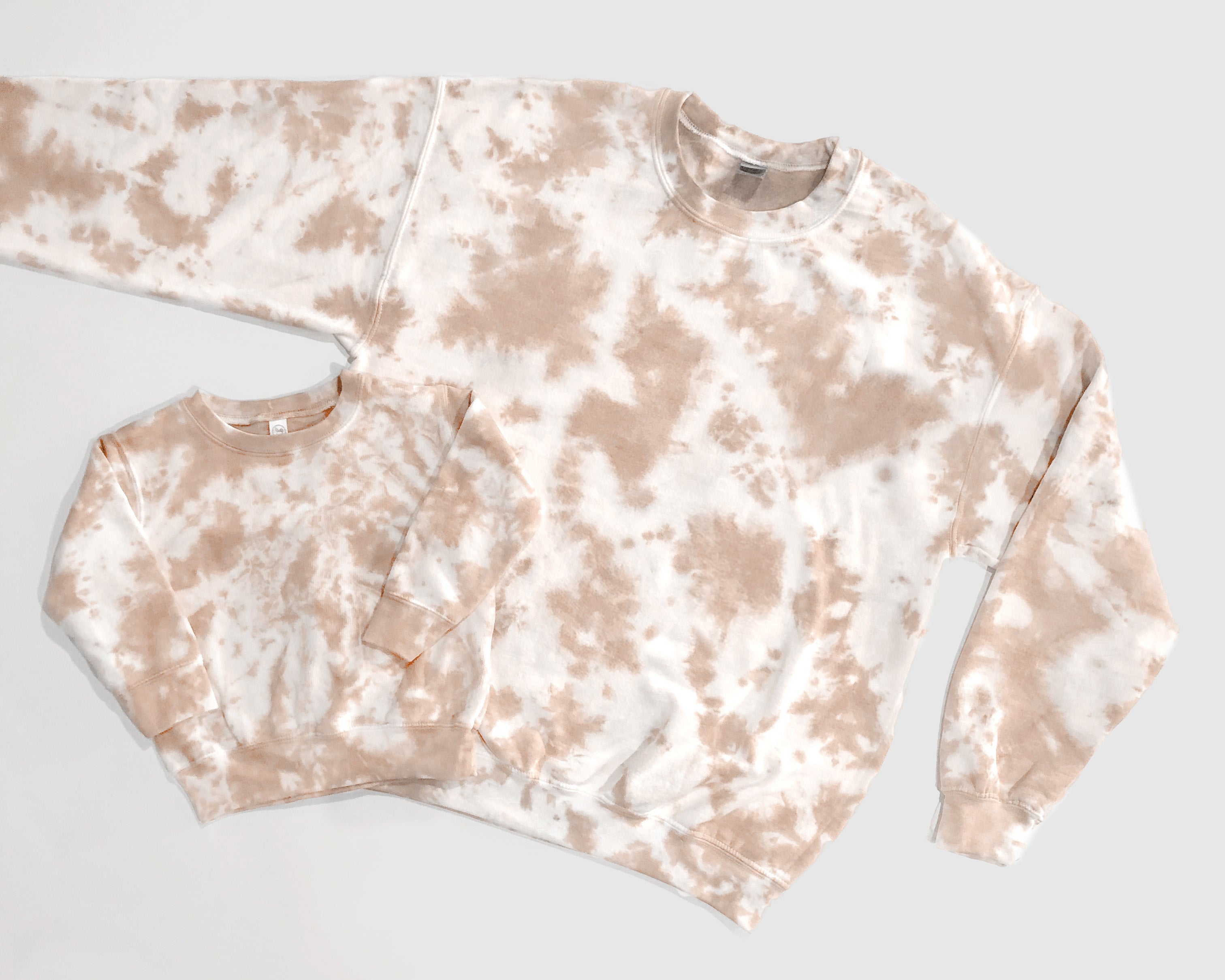 Matching Tie Dye Sweatshirt Set | Mom, Dad & Baby Outfits