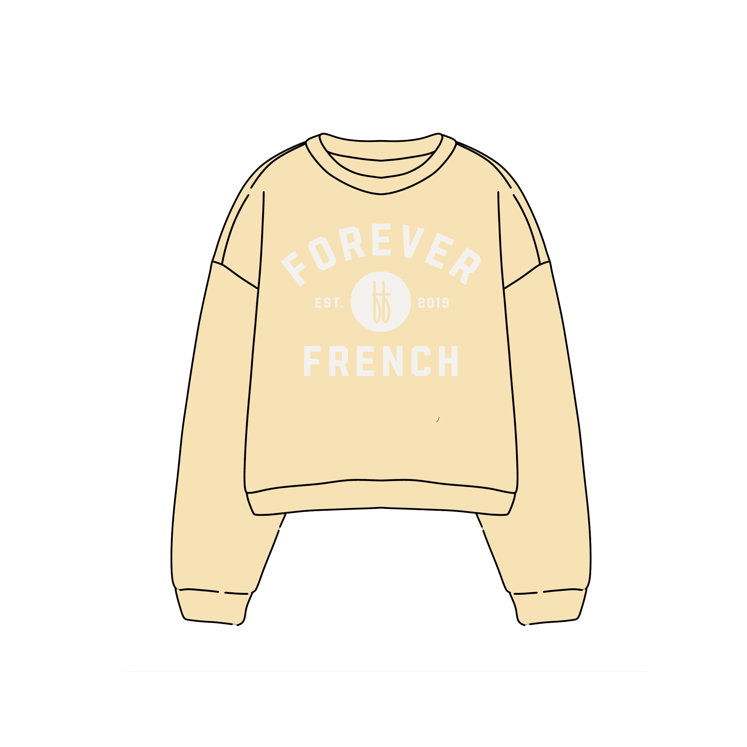 Child Sweatshirt | Ff Yellow