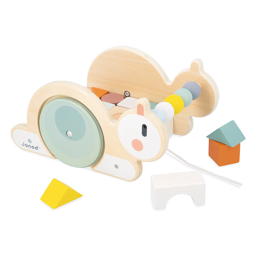 Sweet Cocoon - Pull-along Snail Cube Trolley