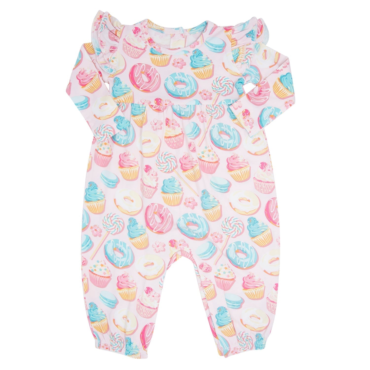 Sweet Tooth Flutter Sleeve Romper