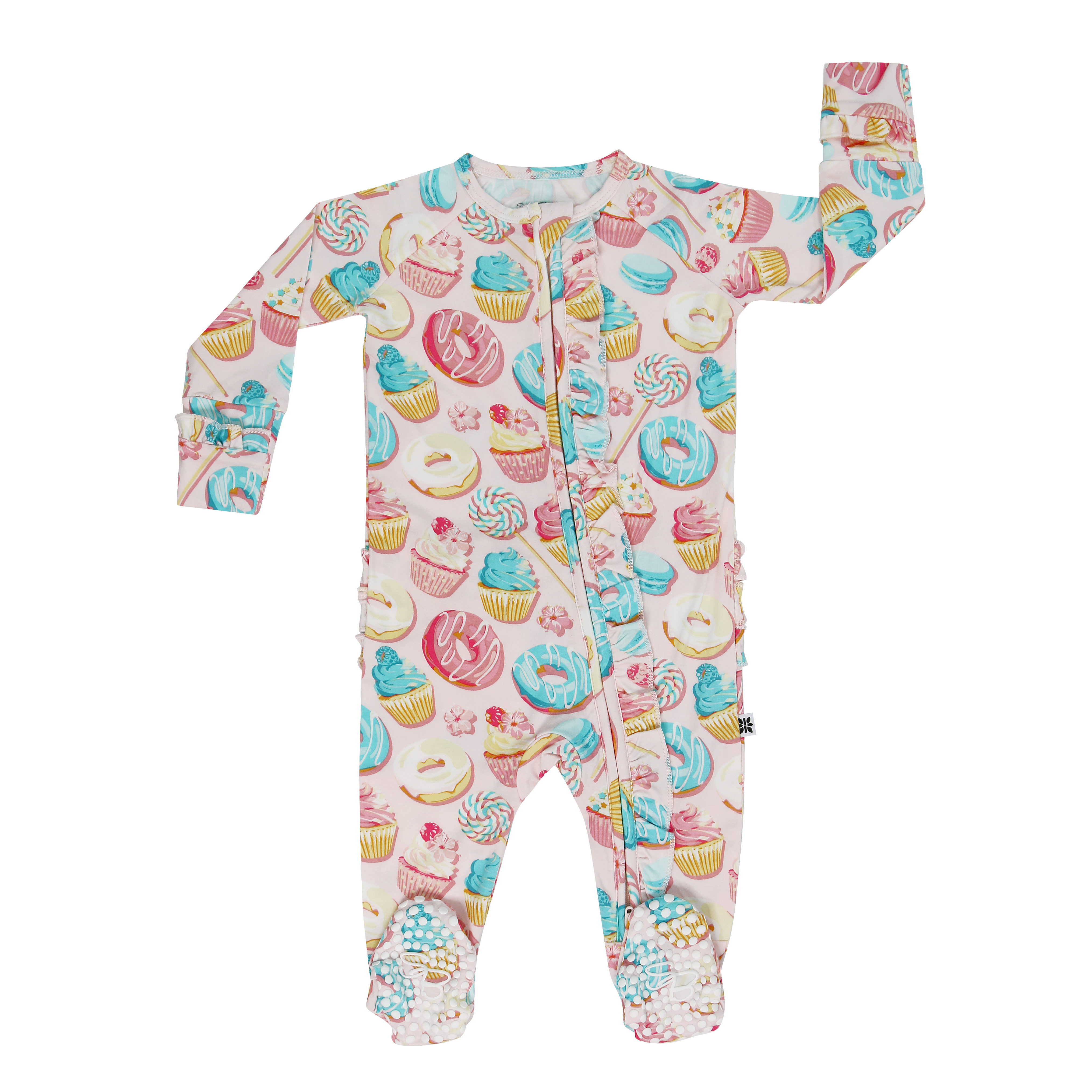 Sweet Tooth Ruffle Footie
