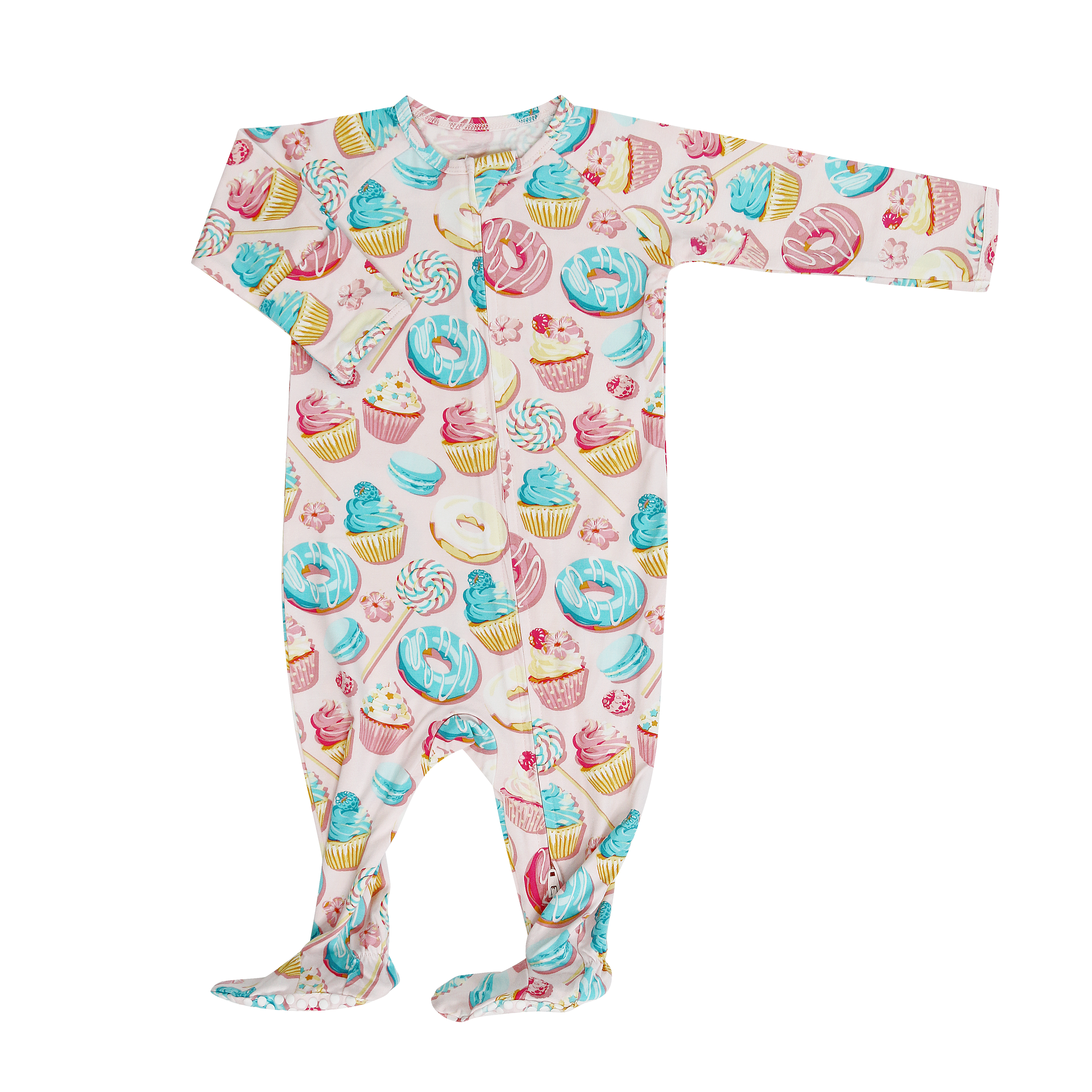 Sweet Tooth Zipper Footie