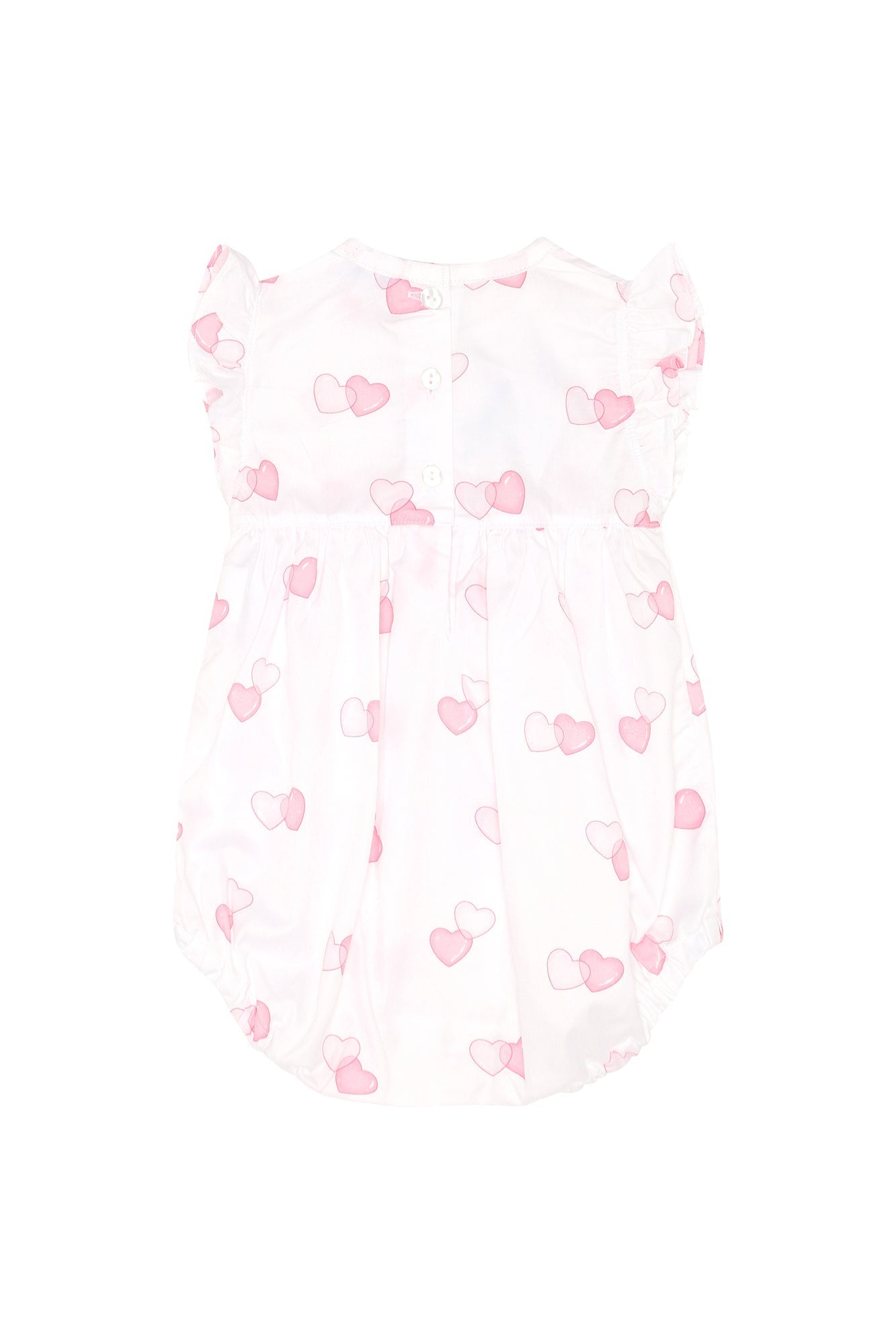 Sweetheart Woven Smocked Bubble