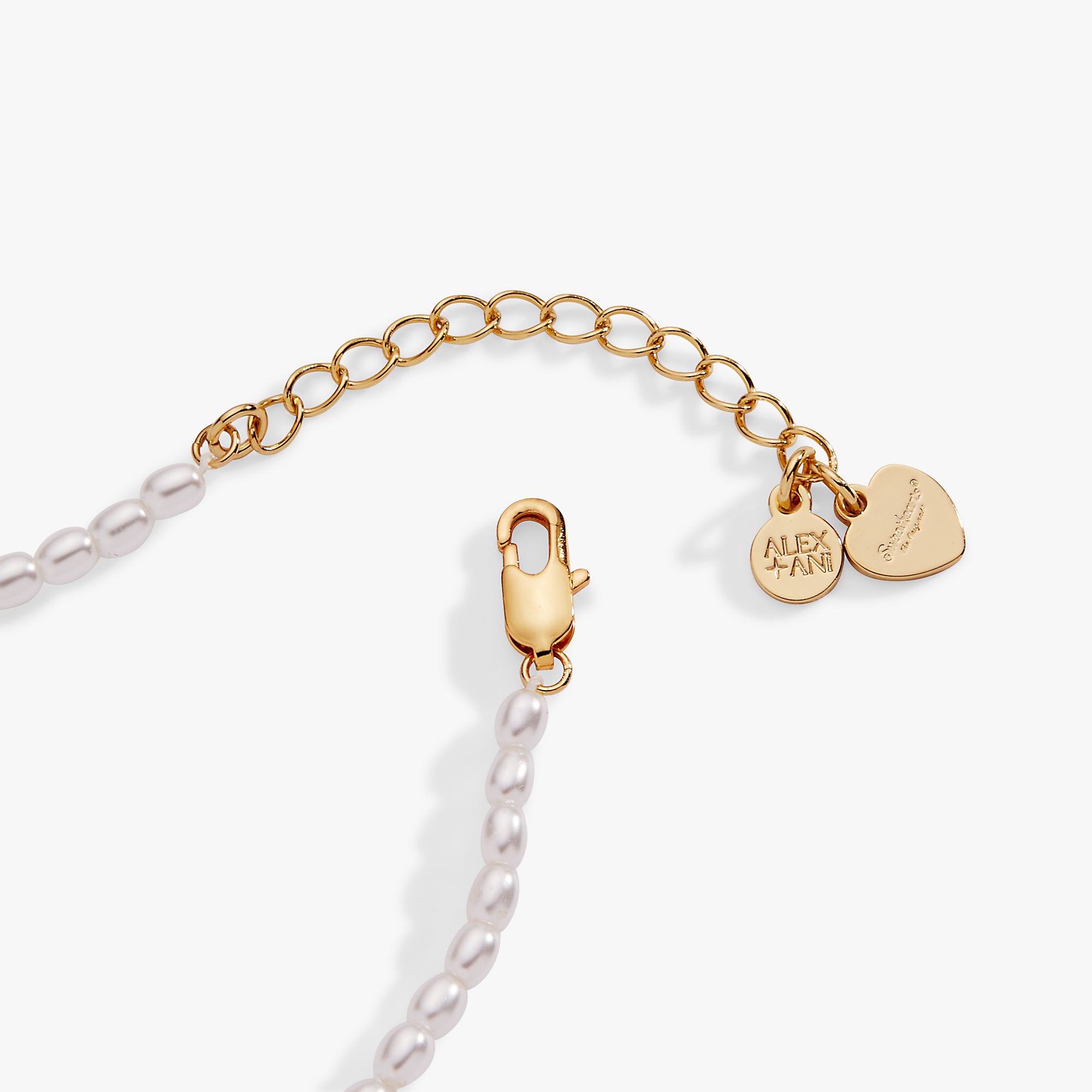 Sweethearts® ‘xoxo’ Heart Charm Beaded Pearl Bracelet