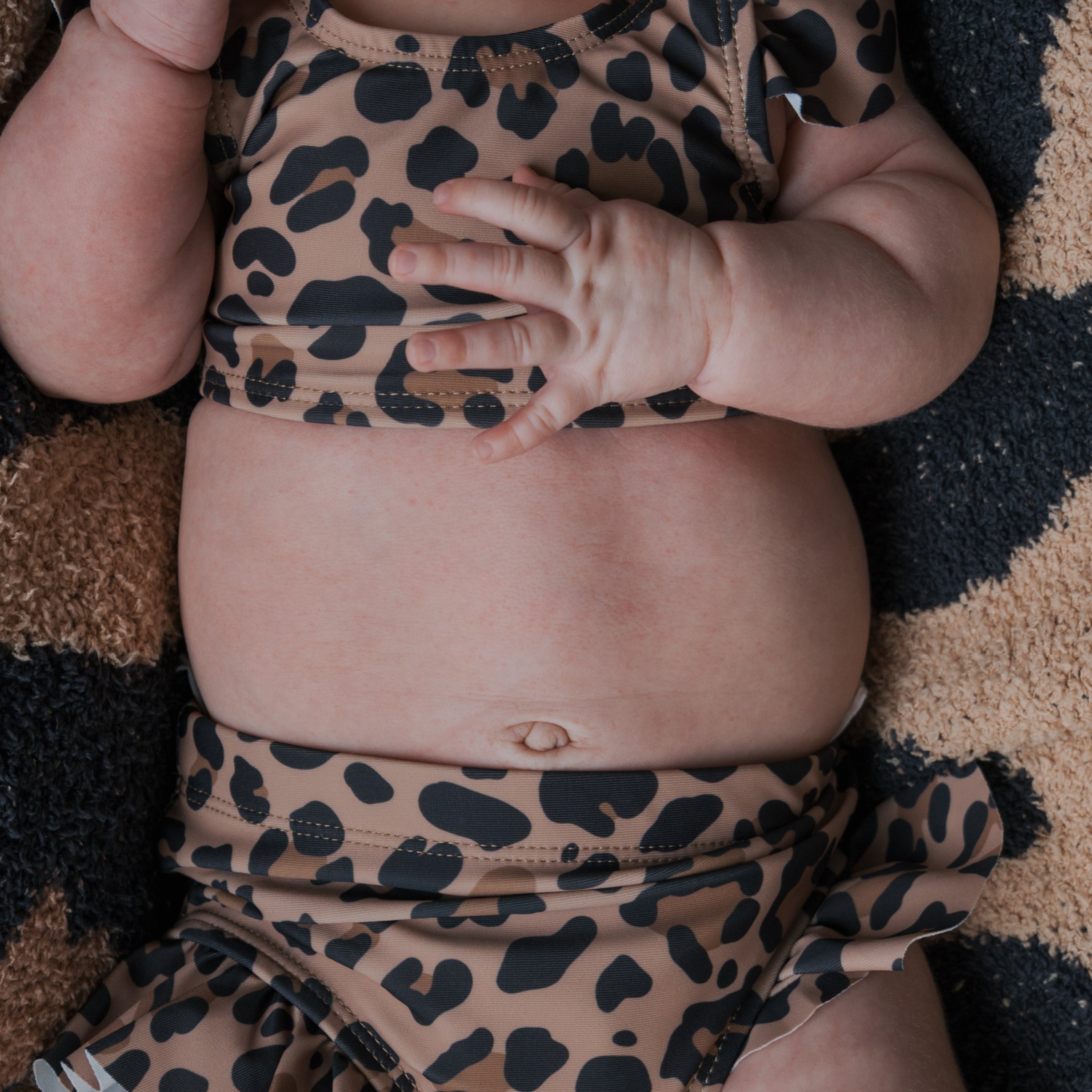 Girl's Two Piece Swimsuit | Leopard