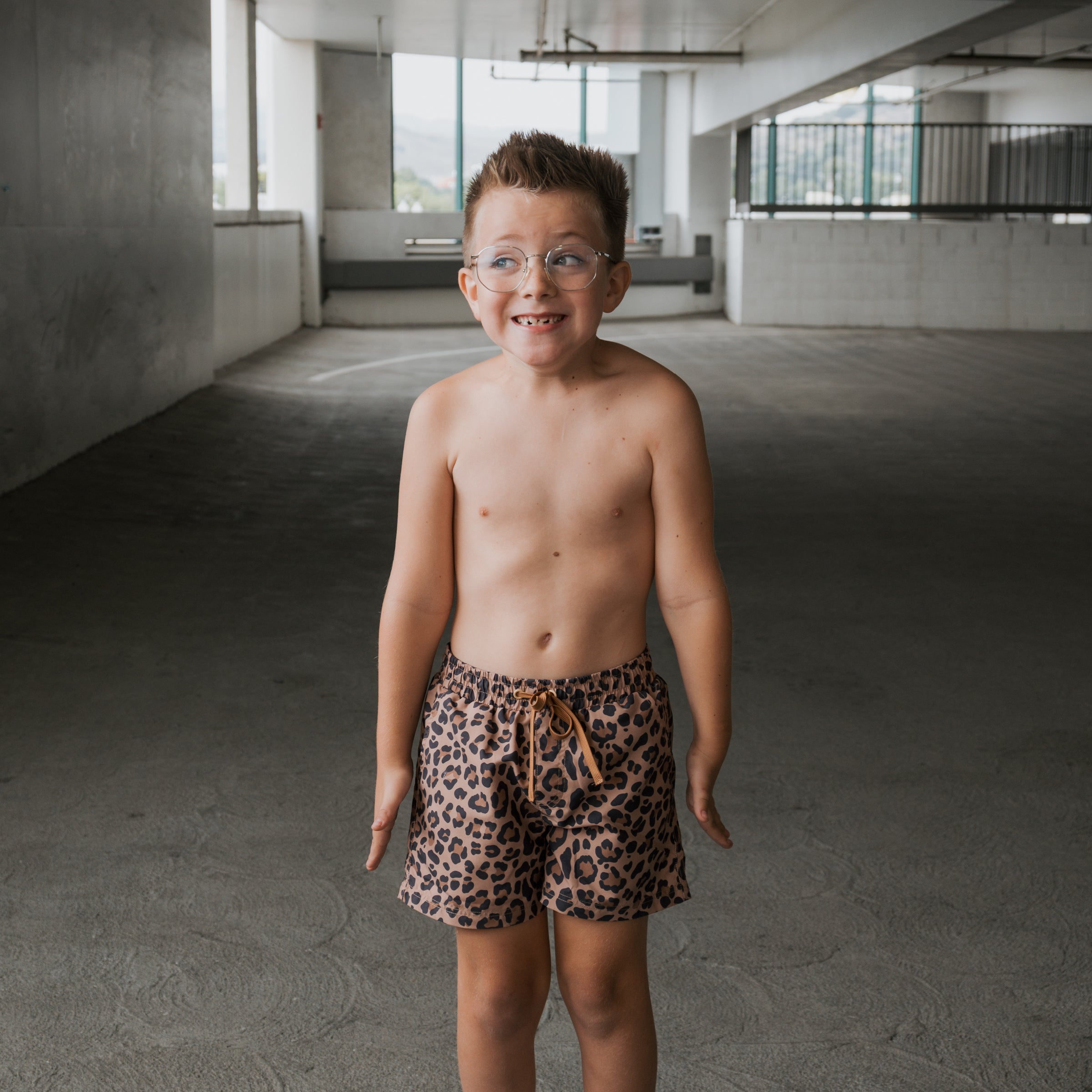 Child Board Short | Leopard