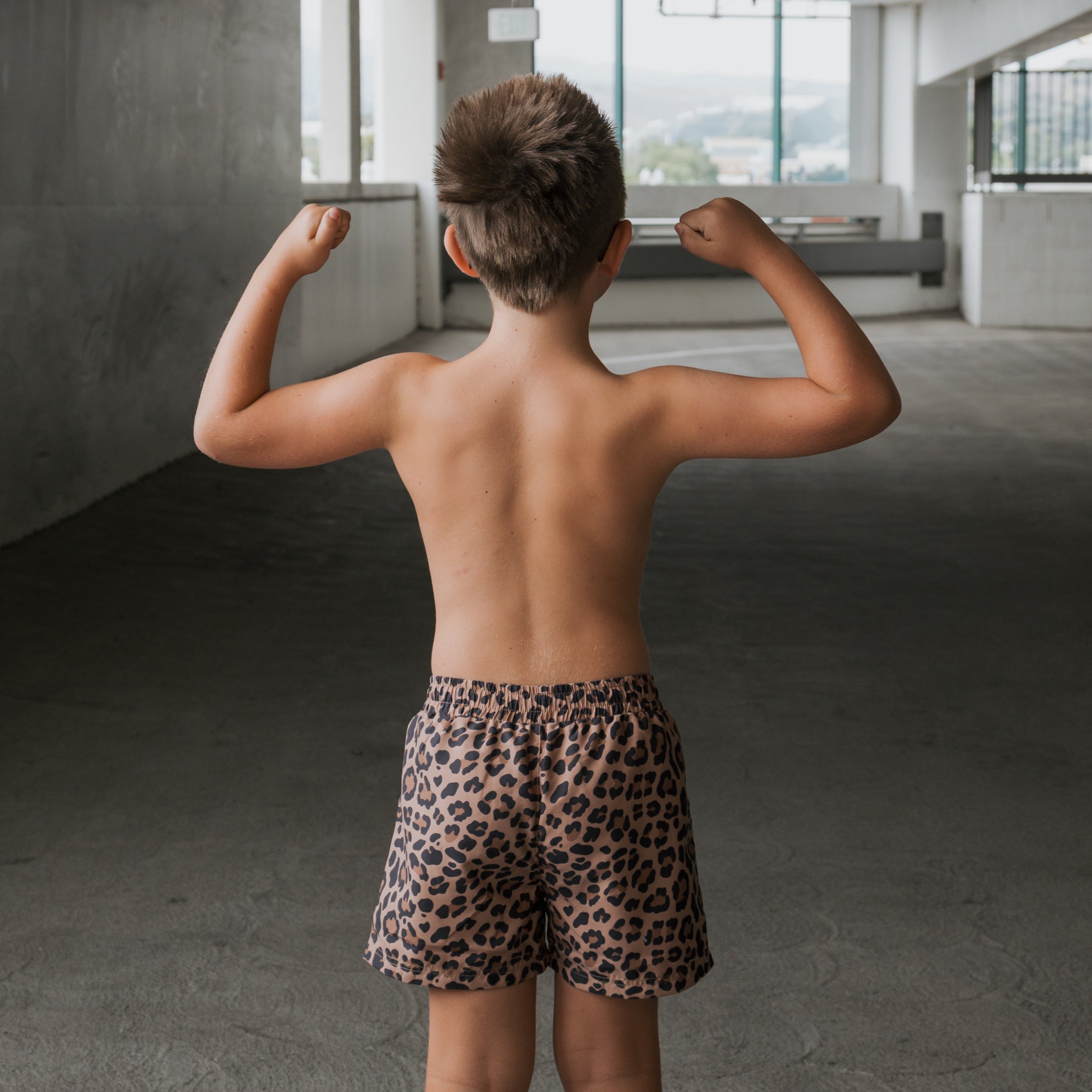 Child Board Short | Leopard