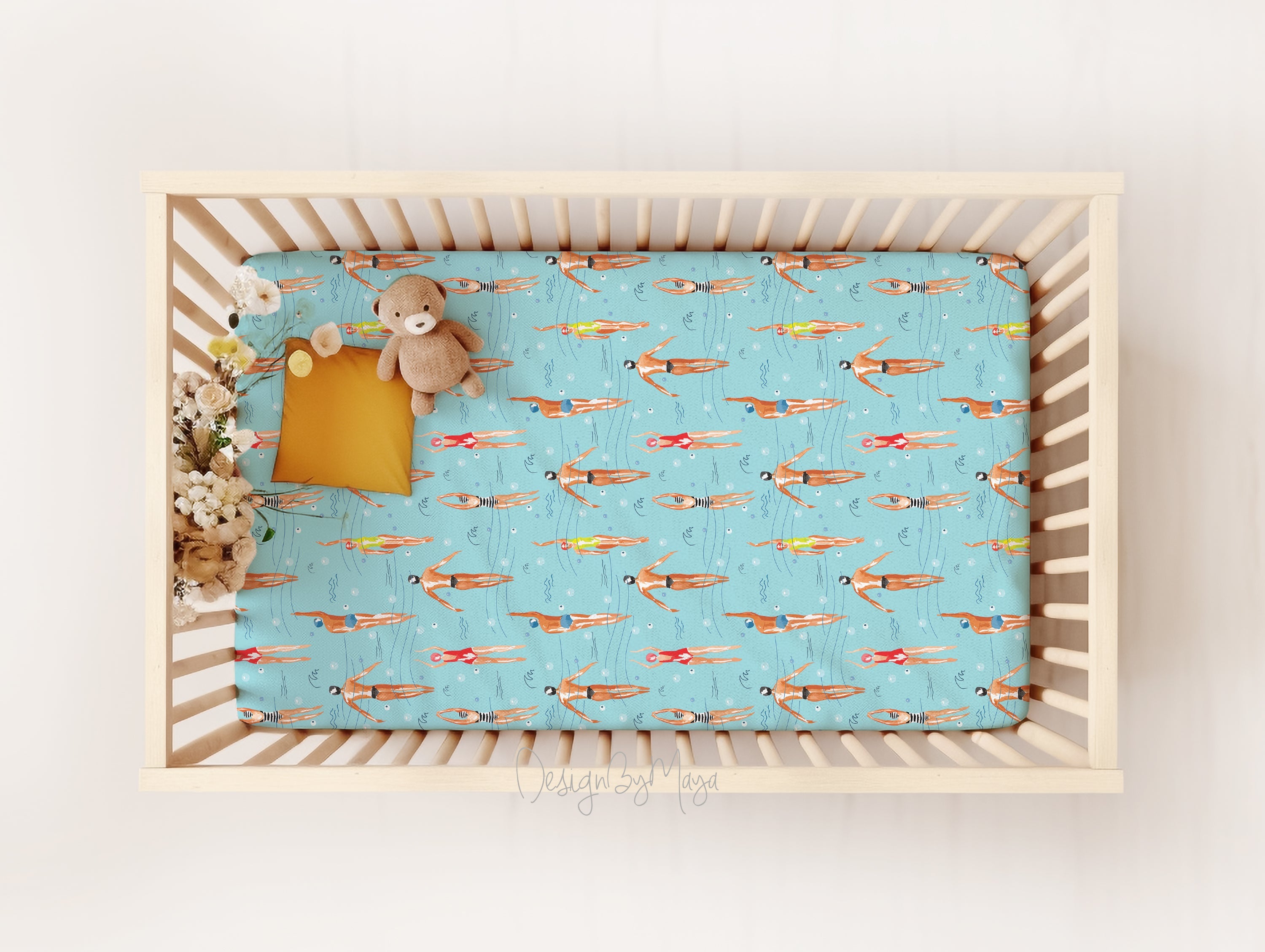 Baby Dogs Crib Sheet - Minky / Jersey Crib Sheet