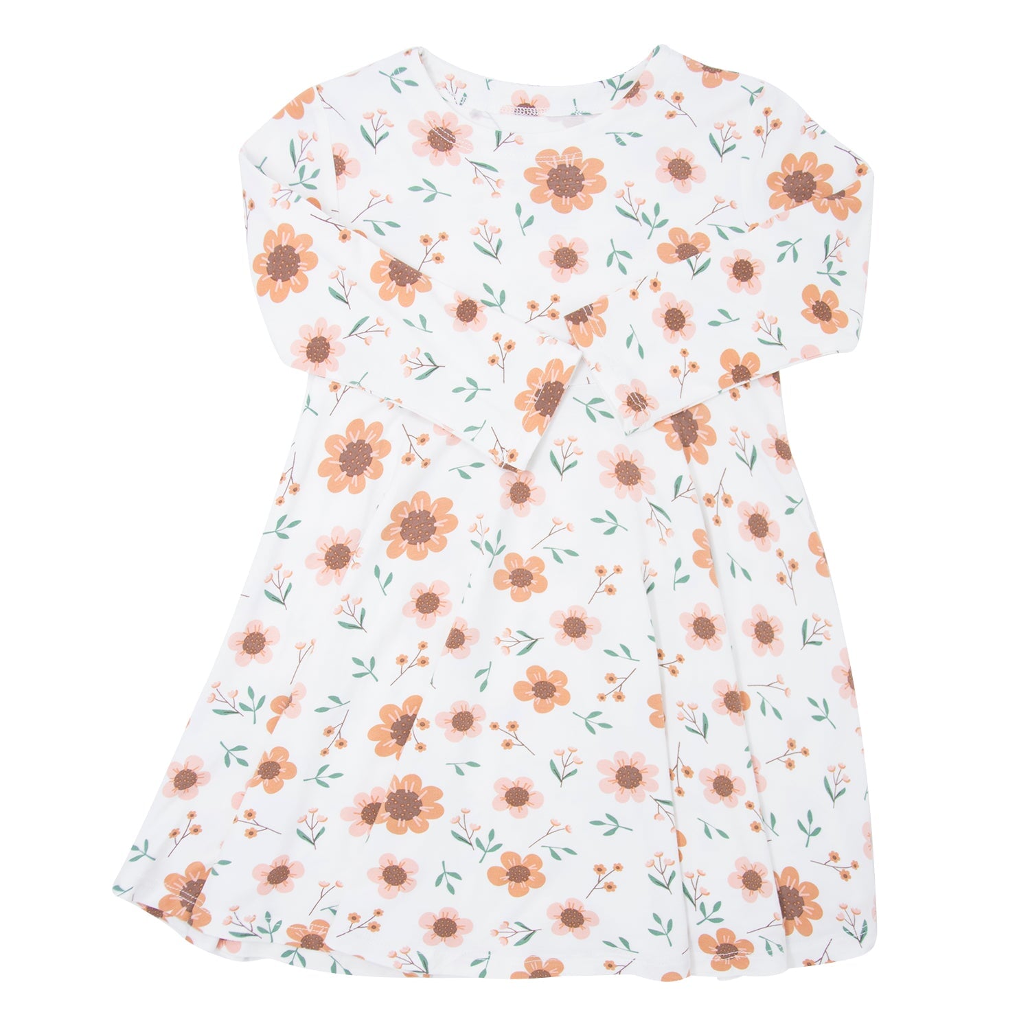 Swirly Girl Dress - Sunflower