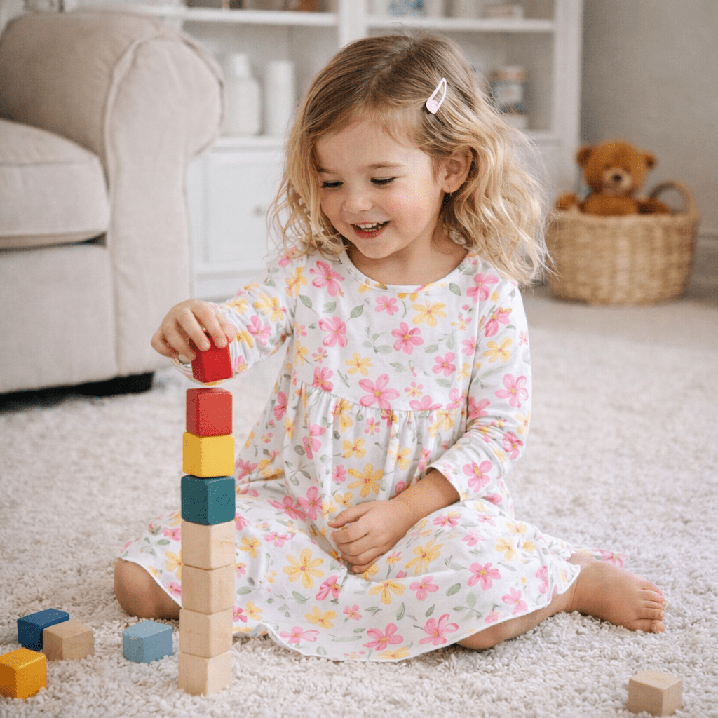 Swirly Girl Dress - Marin