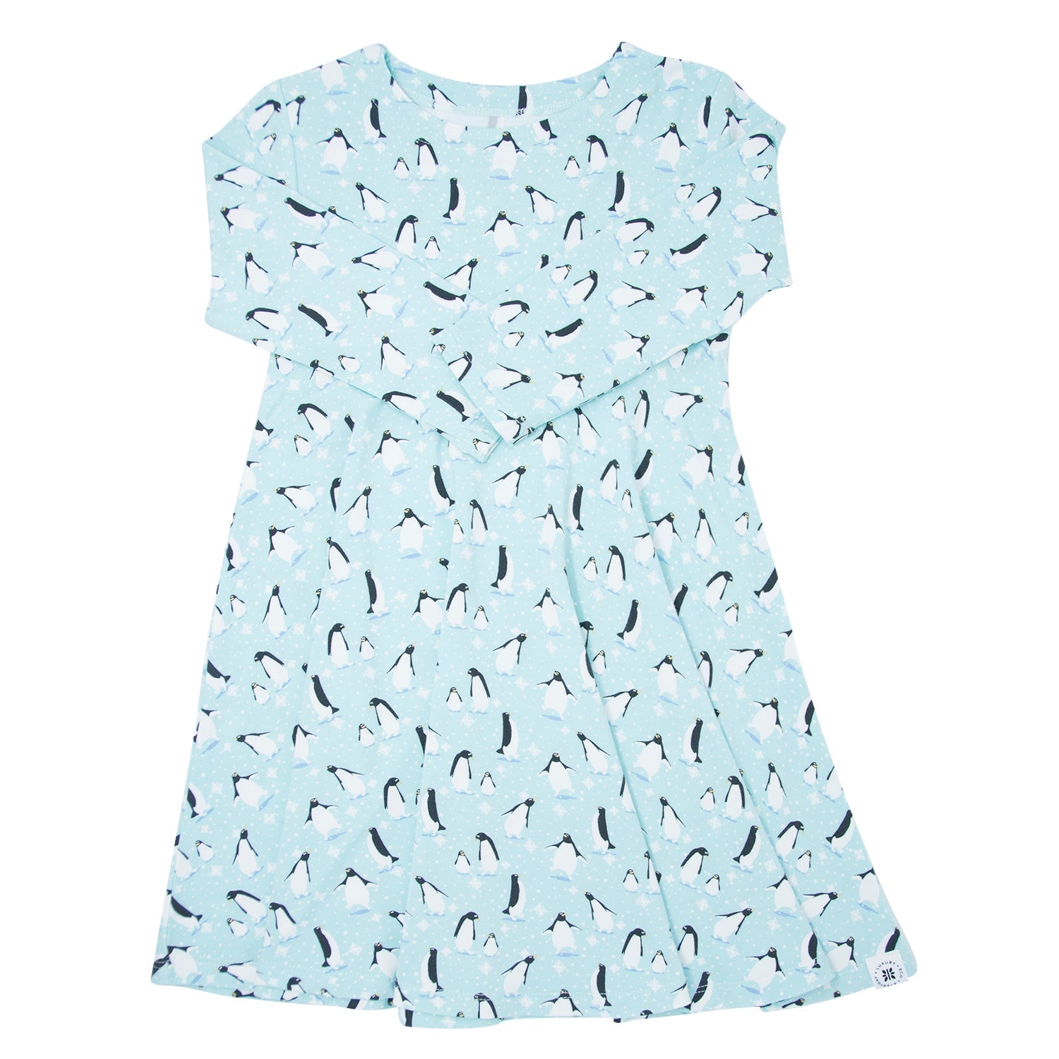 Swirly Girl Dress - Silly Penguins