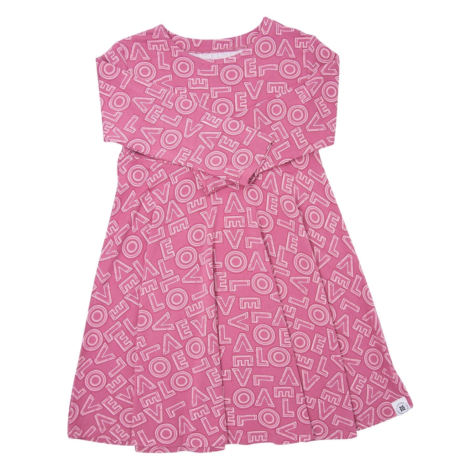 Swirly Girl Dress - All You Need Is Love French Rose