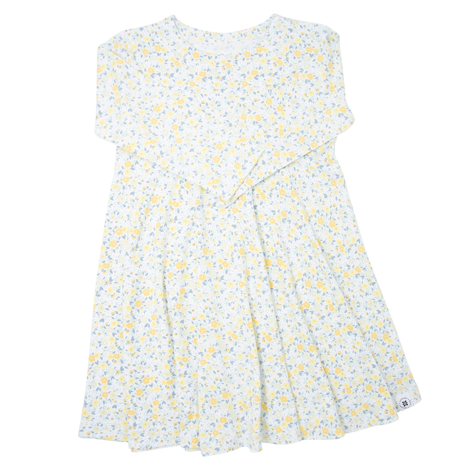 Swirly Girl Dress - Golden Sage