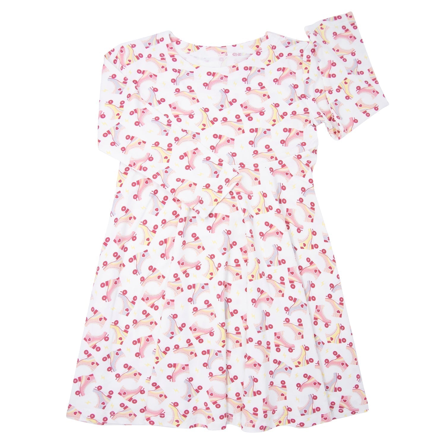 Swirly Girl Dress - Skates Baby