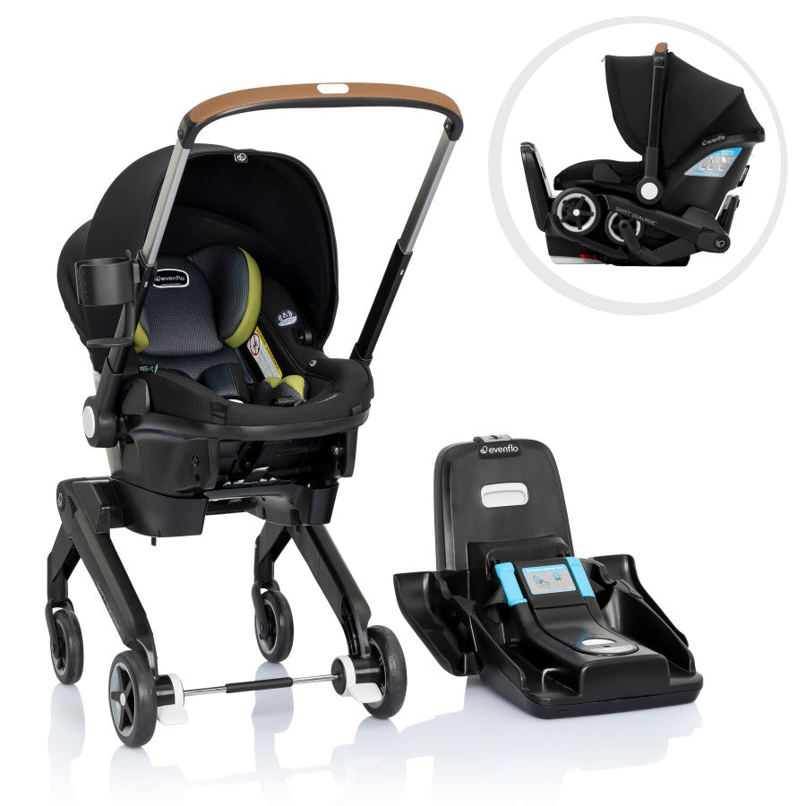 Shyft Dualride Infant Car Seat Stroller Combo With Carryall Storage