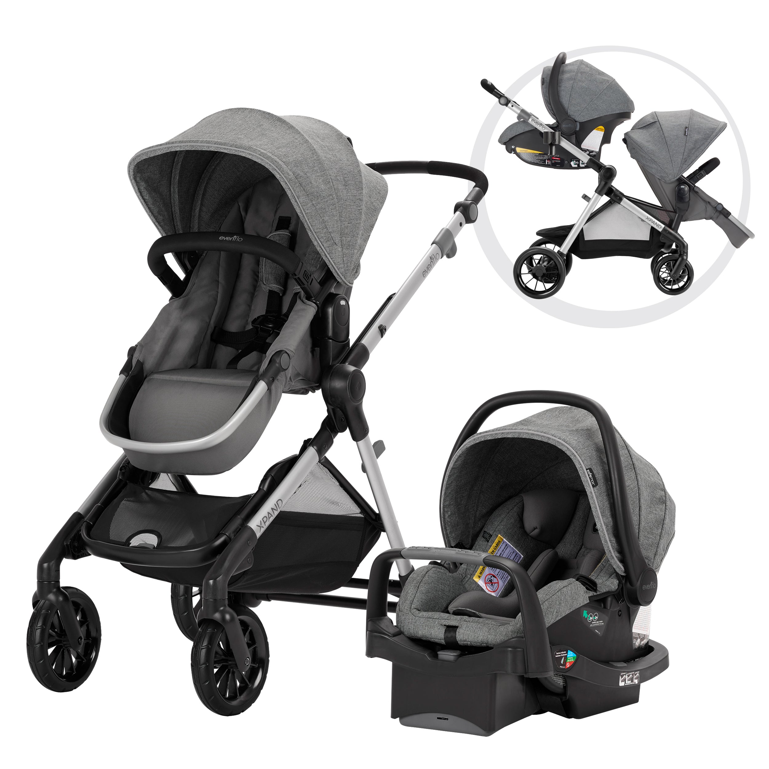 Pivot Xpand Travel System With Securemax Infant Car Seat Incl Sensorsafe