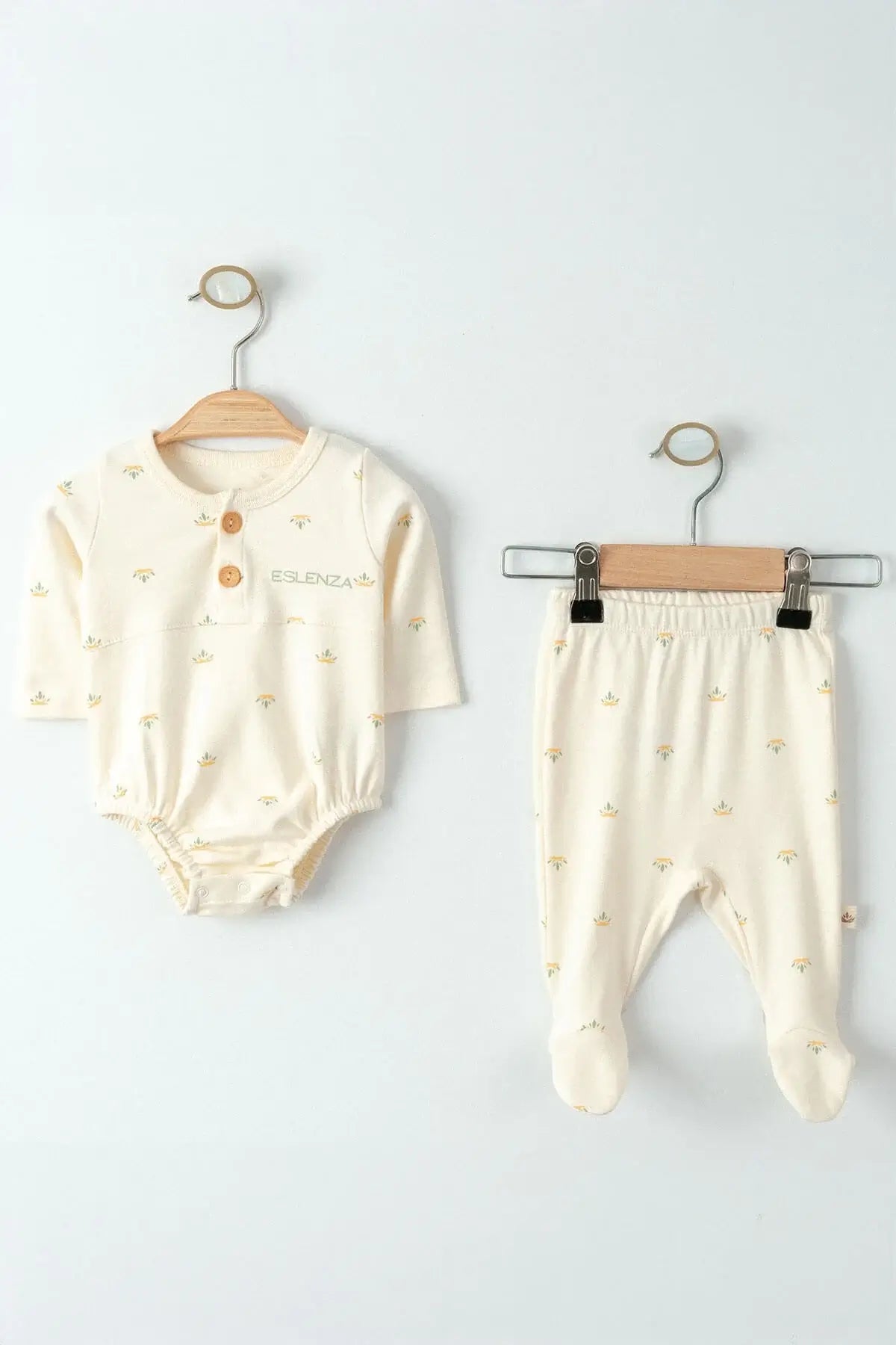 Organic Cotton Bodysuit And Pant Set