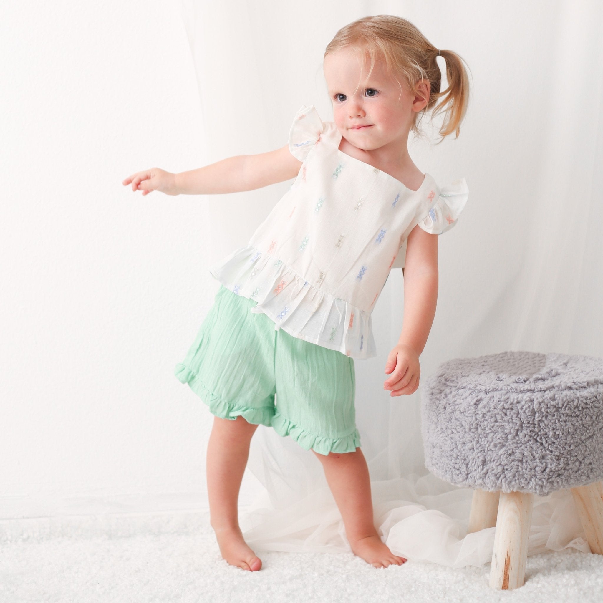 Talya Mint Short And Top