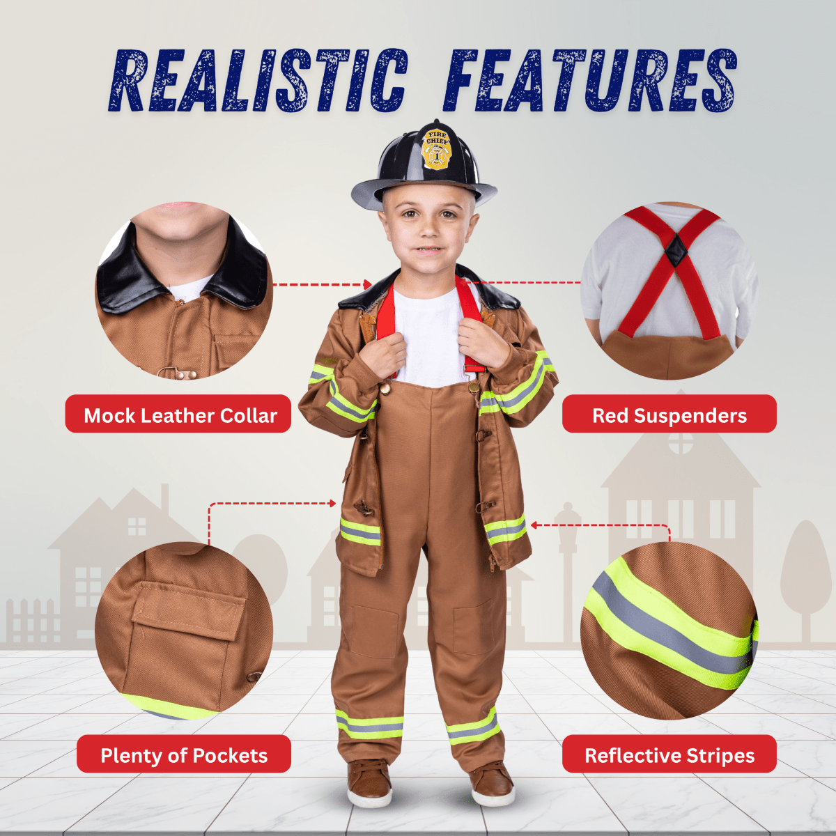 Fire Fighter Costume - Kids