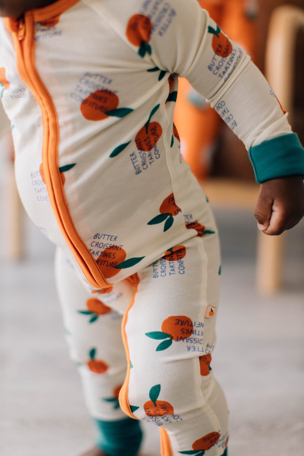 Tangerine Oats Convertible Romper