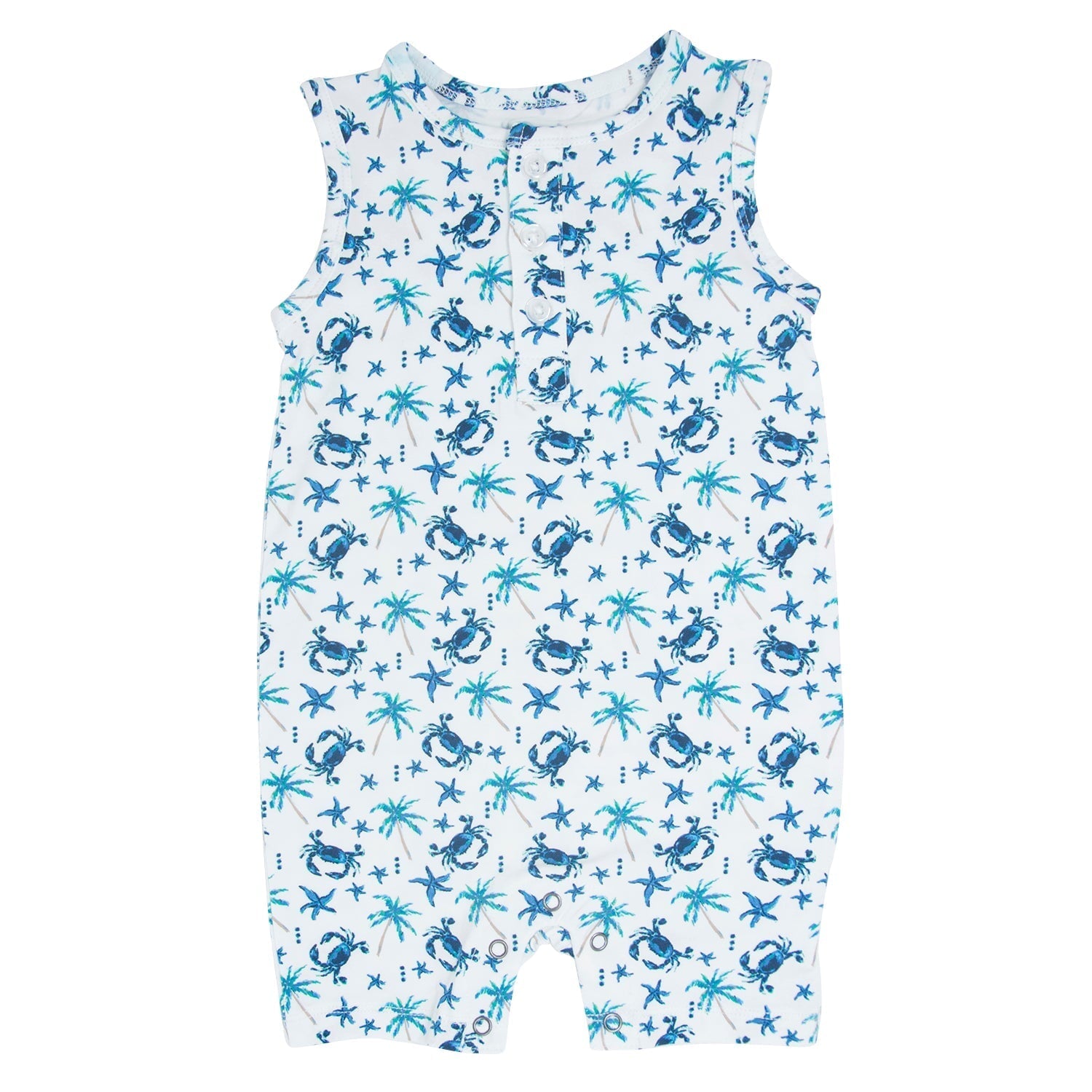 Blue Crabs Tank Romper