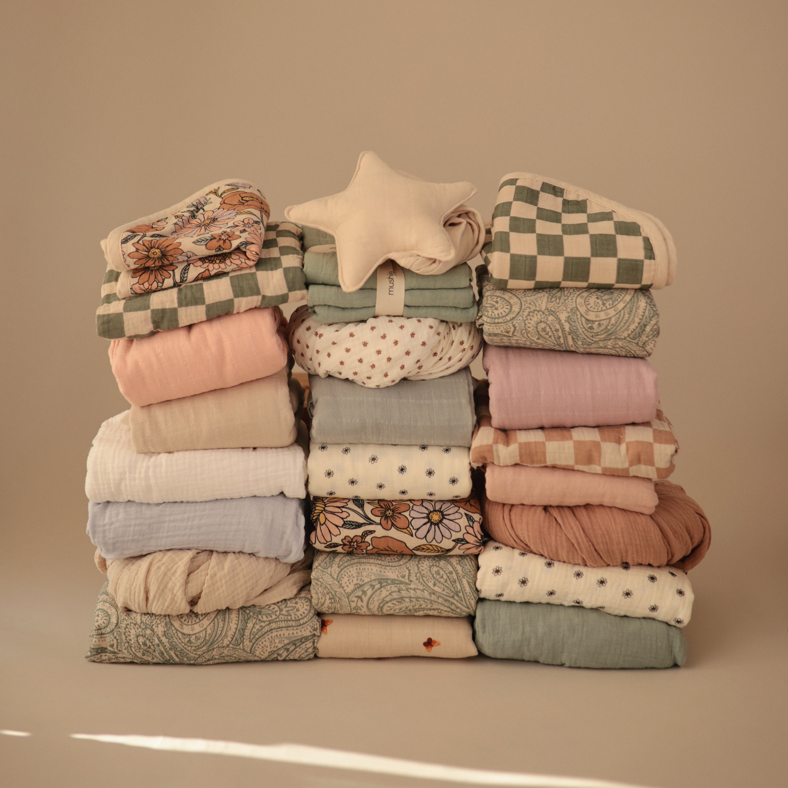 Organic Cotton Muslin Burp Cloth 2-pack