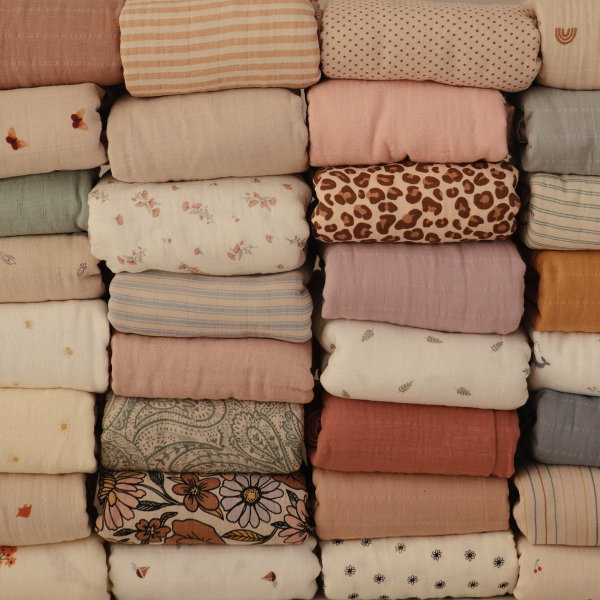 Organic Cotton Muslin Swaddle Blanket