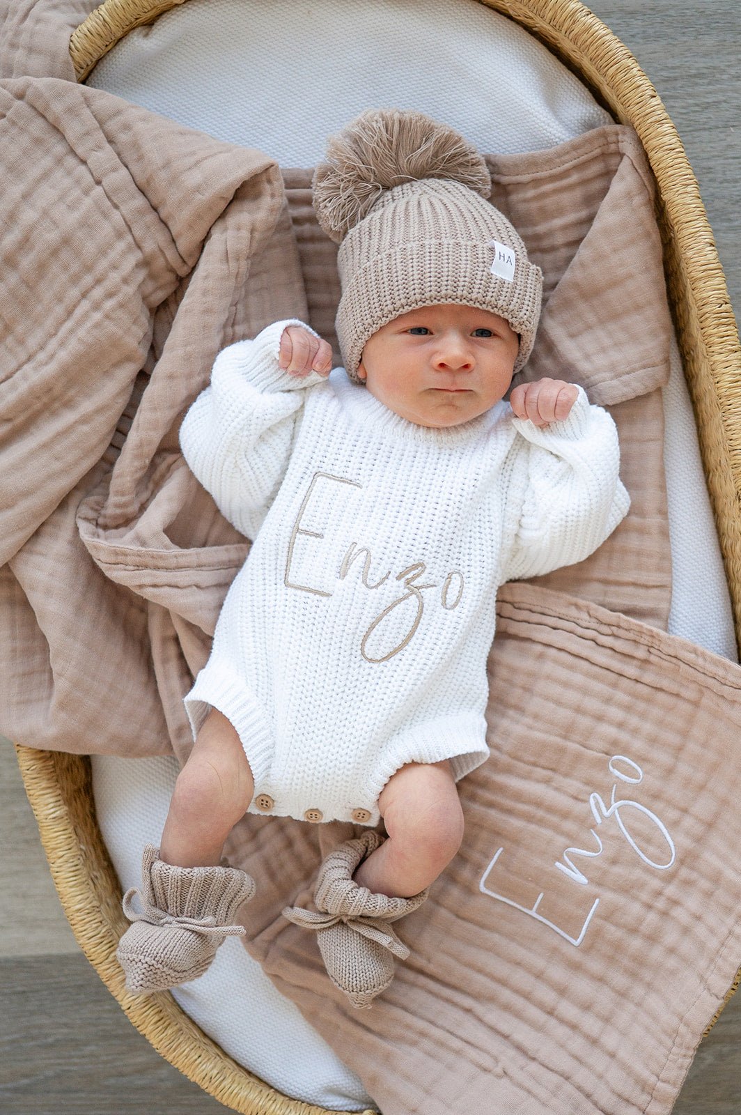 Muslin 6-layer Blanket - Brown