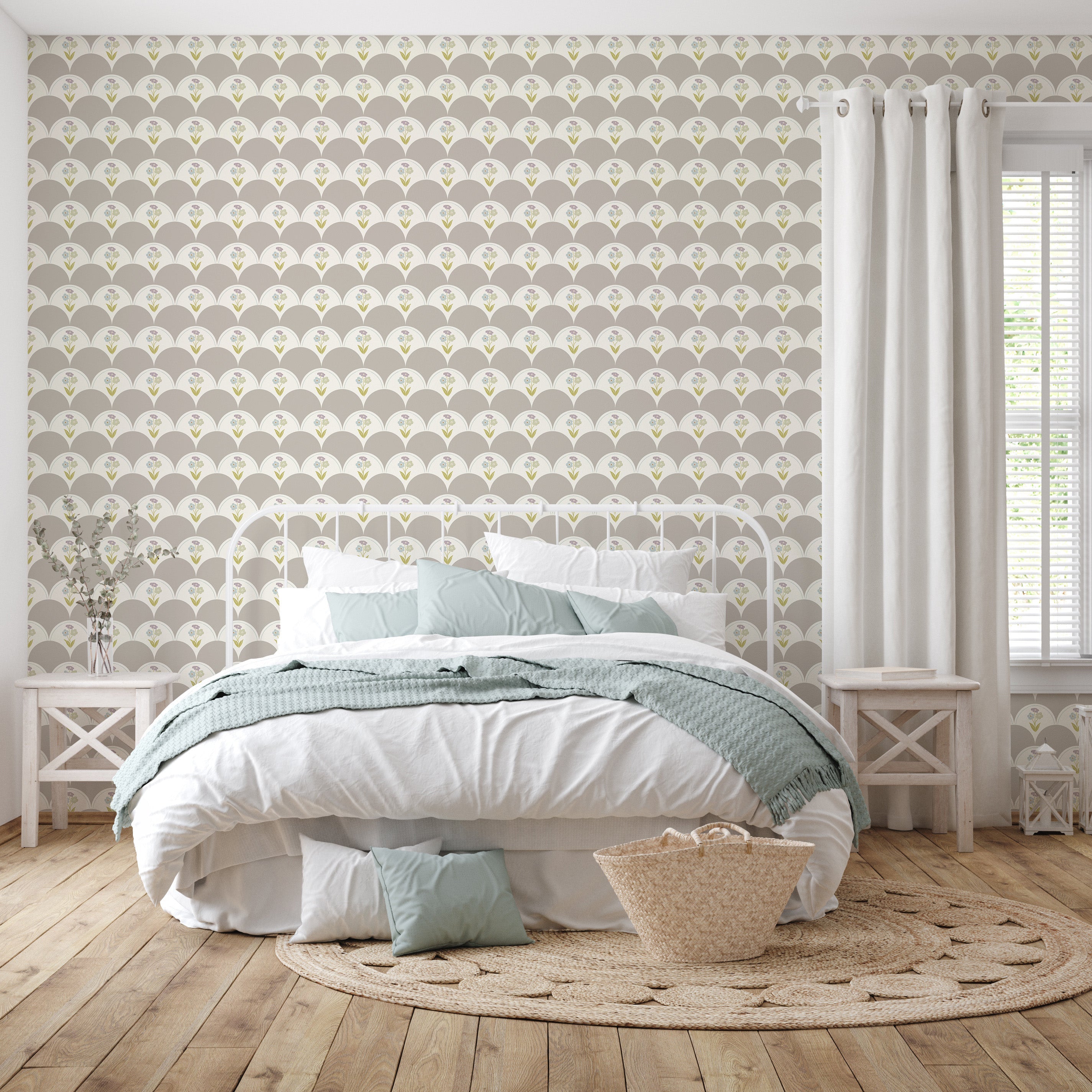 Ophelia Wallpaper By Linen And Paper Design