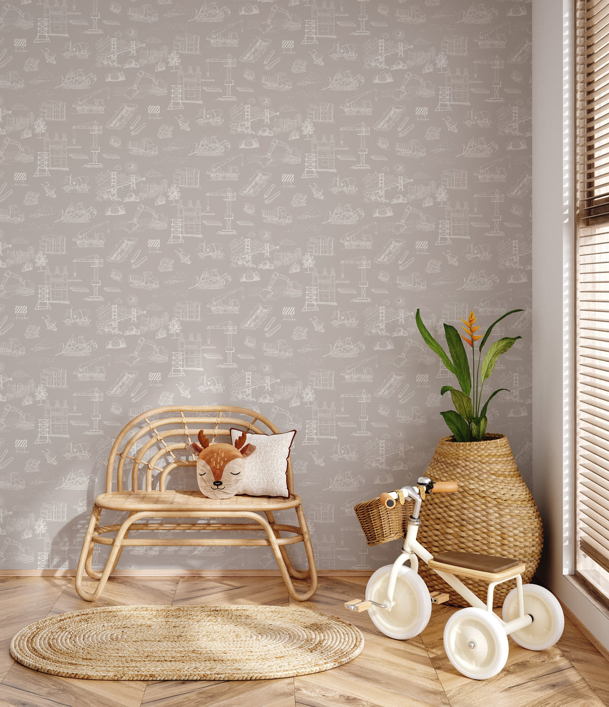 Boston Wallpaper By The Bright Leaf Design