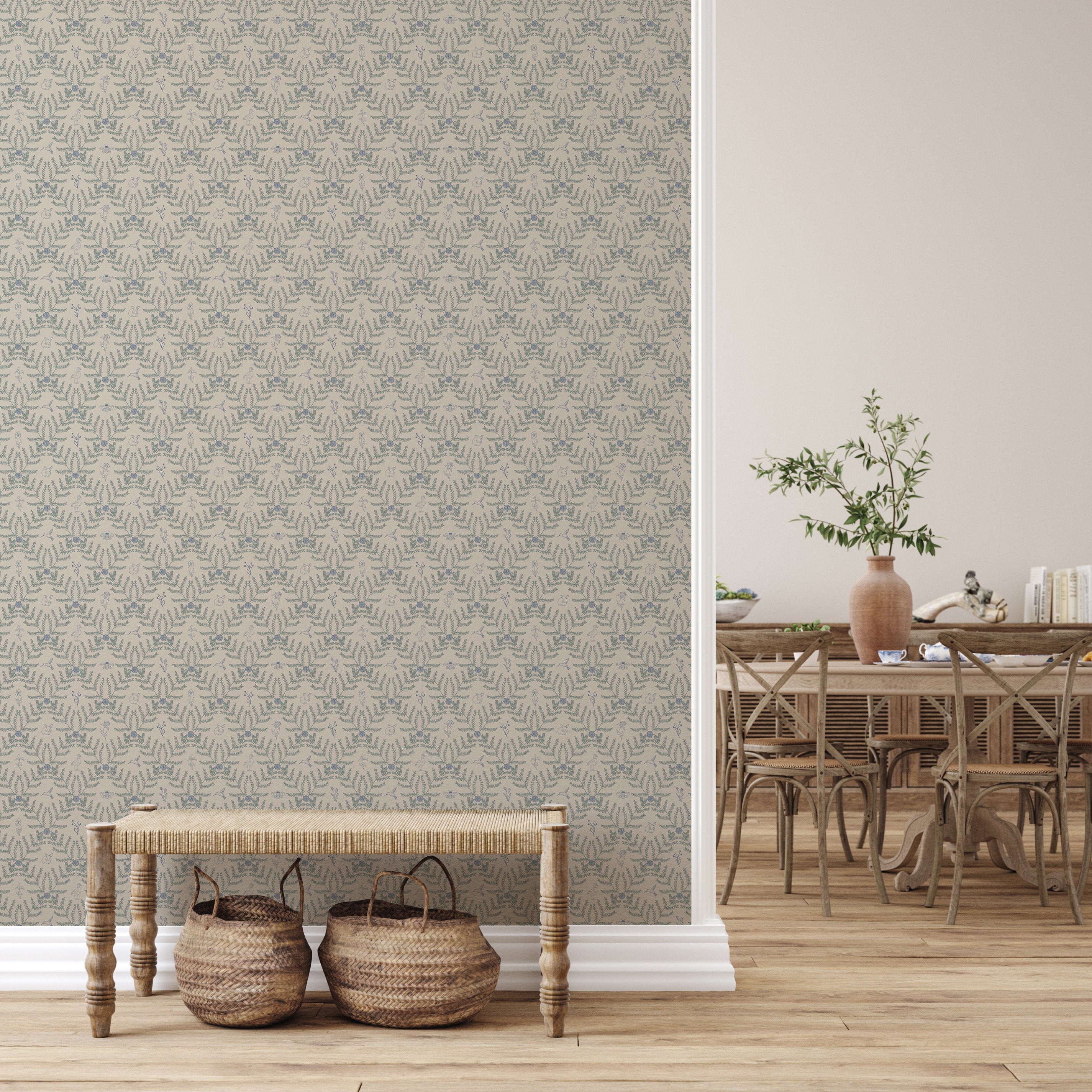 Navie Wallpaper By Hannah Langford Design
