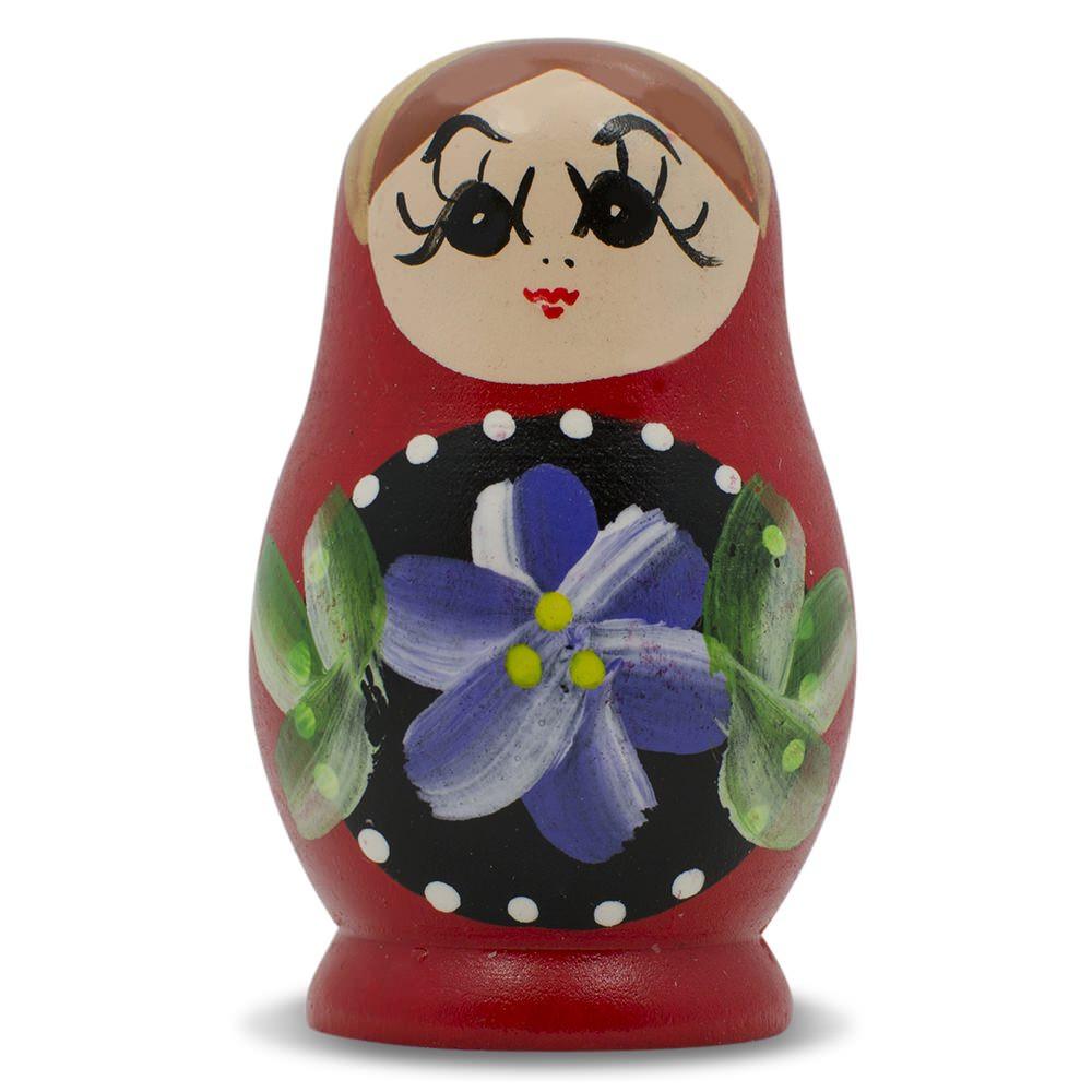 Red Wooden Matryoshka Doll Fridge Magnet