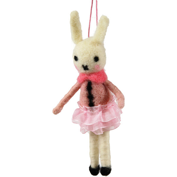 Ballerina Bunny Ornament