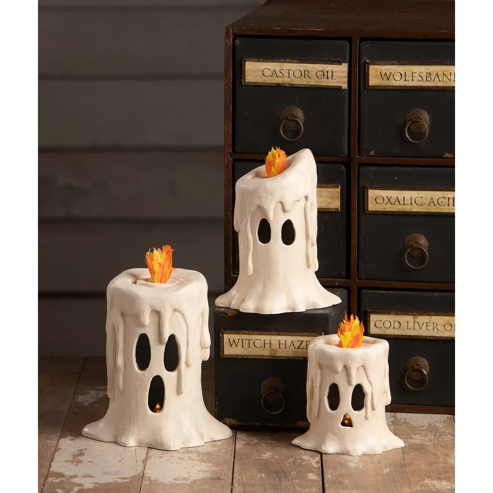 Medium Flam'in Candle Luminary By Bethany Lowe Designs