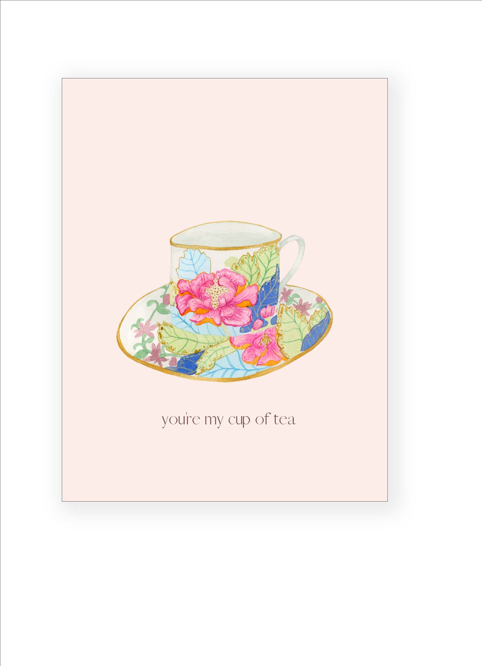 Cup Of Tea Greeting Card