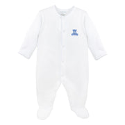 Teddy Bear Embroidery Footie | Baby Boy