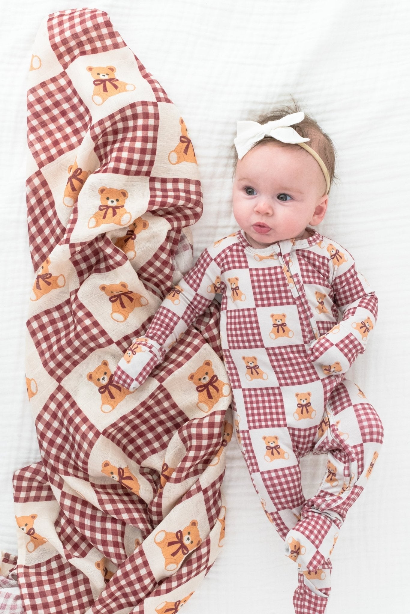 Teddy Muslin Blanket